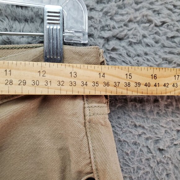 Levis Jeans Mens 28x30 Light Brown 501 Original Fit Cotton Straight Leg - Picture 5 of 10